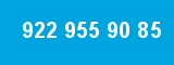 922 955 90 85 922 955 90 85